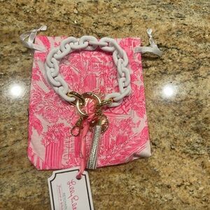 Lilly Pulitzer Chain Link Keychain Bracelet